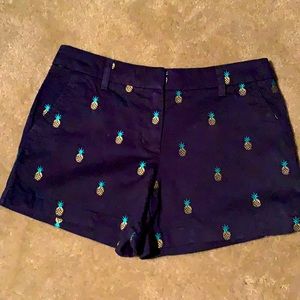 British Khaki Shorts with pineapples